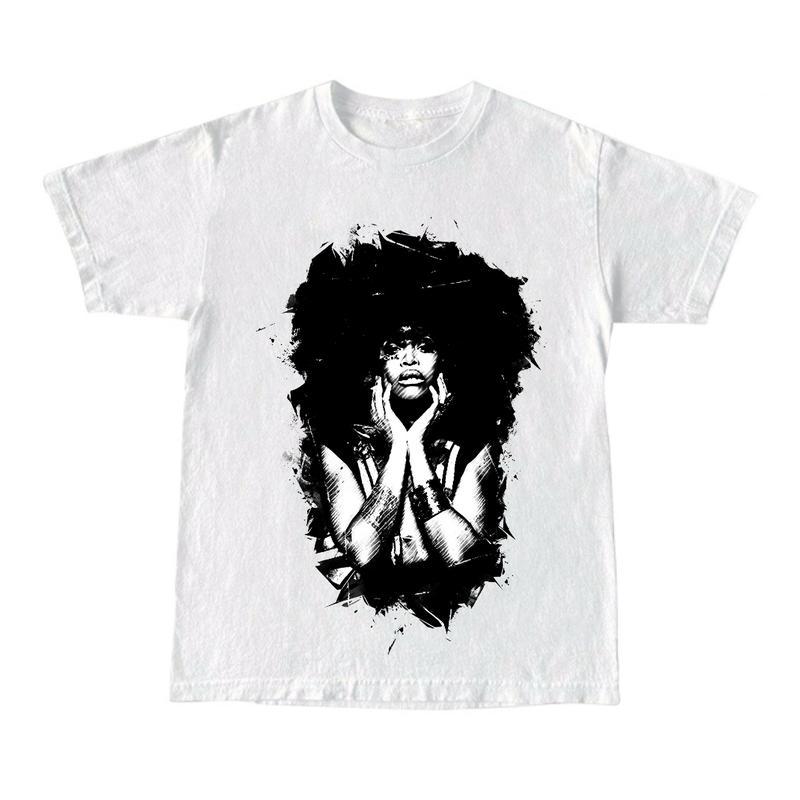 90s Erykah Badu Shirt, Erykah Badu American Singer Shirt, Erykah Badu Rap Shirt, Cotton Fit Tshirt Decoration