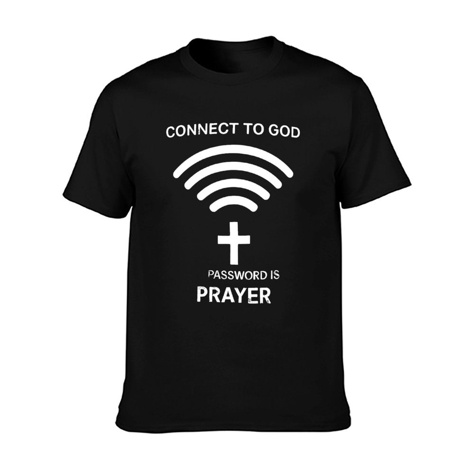 Connect To God The Password Ls PrayerT-Shirt ,Graphic Unisex Shirt
