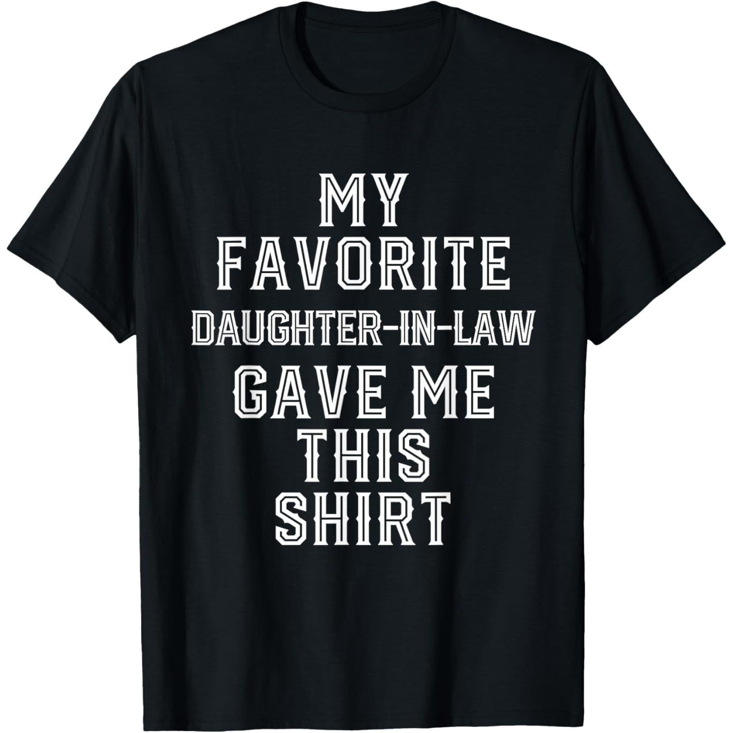 Christmas Gift For Father Mother in Law Funny Birthday Gifts T-Shirt,Graphic Unisex Shirt